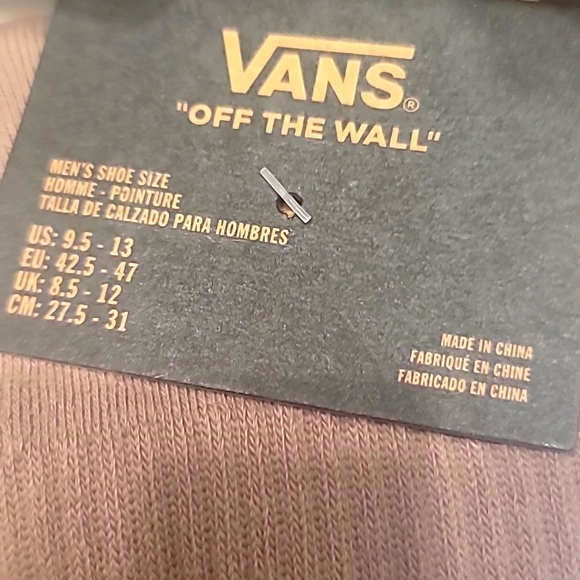 Vans Desert Taupe Logo Crew Socks - Picture 5 of 6